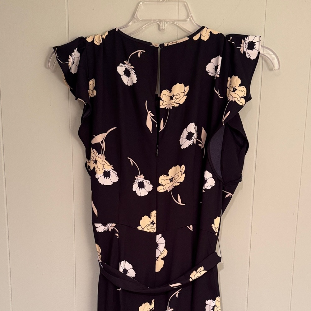 Ann Taylor Navy Floral Jumpsuit - Picture 4 of 6